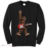 Bigfoot Rock On Guitar Tall Sweatshirt thumb 0
