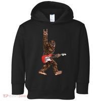 Bigfoot Rock On Guitar Toddler Hoodie thumb 0
