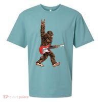 Bigfoot Rock On Guitar Sueded Cloud Jersey T-Shirt thumb 0
