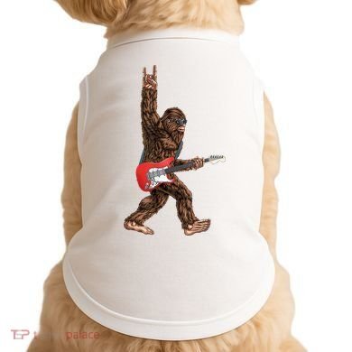 Bigfoot Rock On Guitar Doggie Tank