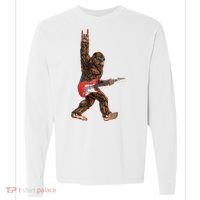 Bigfoot Rock On Guitar Comfort Colors Heavyweight Long Sleeve T-Shirt thumb 0