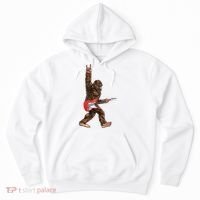 Bigfoot Rock On Guitar Hoodie thumb 0