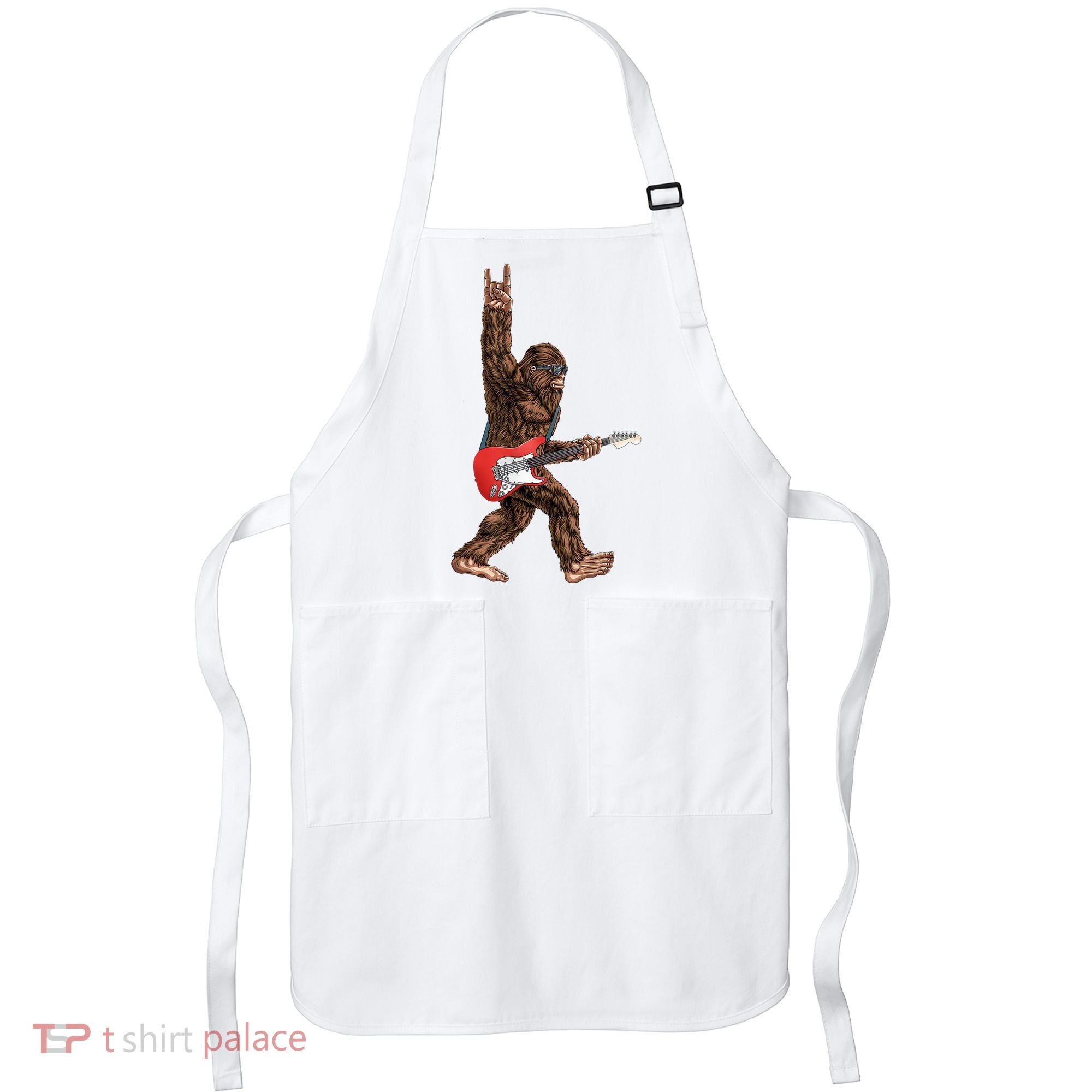 Bigfoot Rock On Guitar Apron