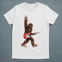 Bigfoot Rock On Guitar T-Shirt thumb 5