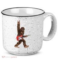 Bigfoot Rock On Guitar 15oz Campfire Ceramic Mug thumb 0