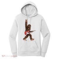 Bigfoot Rock On Guitar Women's Hoodie thumb 0