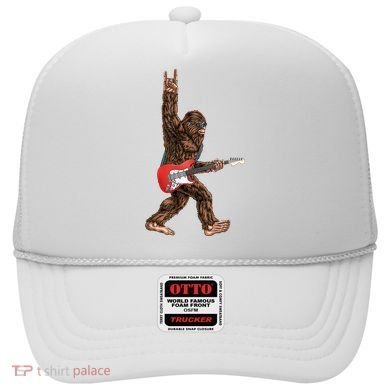 Bigfoot Rock On Guitar Hat