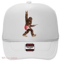 Bigfoot Rock On Guitar Hat thumb 0