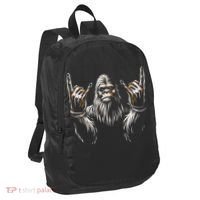 Bigfoot Rock On Sasquatch Rock And Roll Funny Rocker Port Authority Crush Ripstop Backpack thumb 0