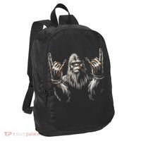 Bigfoot Rock On Sasquatch Rock And Roll Funny Rocker Port Authority Crush Ripstop Backpack thumb 1