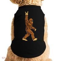Bigfoot Rock On Sasquatch Rock And Roll Funny Doggie Tank thumb 0