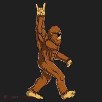Bigfoot Rock On Sasquatch Rock And Roll Funny Kids Plaid Pajama Set thumb 2