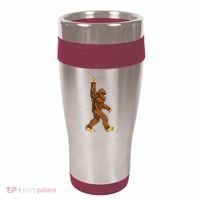 Bigfoot Rock On Sasquatch Rock And Roll Funny 16oz Travel Tumbler thumb 0