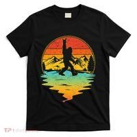 Bigfoot Rock On Sasquatch Rock And Roll Funny Graphic T-Shirt thumb 0