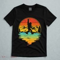 Bigfoot Rock On Sasquatch Rock And Roll Funny Graphic T-Shirt thumb 5