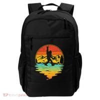 Bigfoot Rock On Sasquatch Rock And Roll Funny Graphic Backpack thumb 0