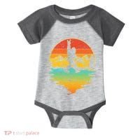 Bigfoot Rock On Sasquatch Rock And Roll Funny Graphic Infant Baby Jersey Bodysuit thumb 0