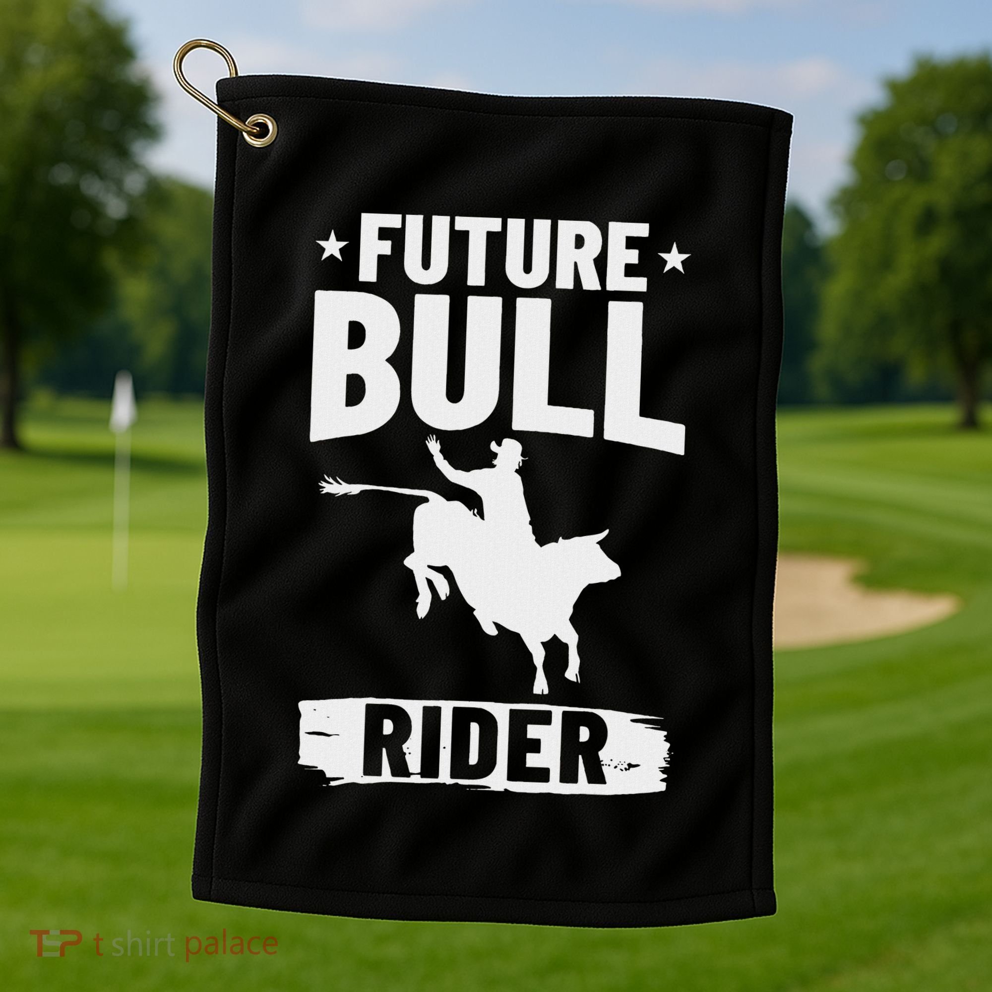Bull Riding Outfit Bull Riding Future Bull Rider Golf Towel