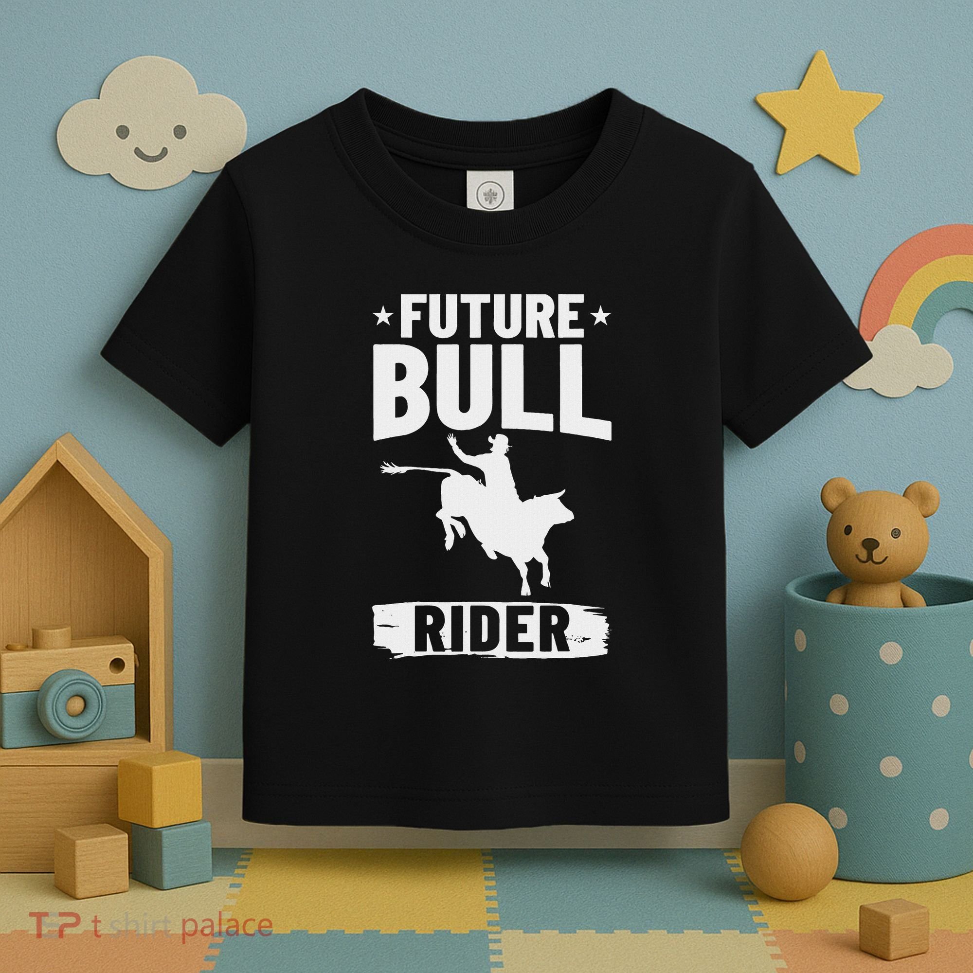 Bull Riding Outfit Bull Riding Future Bull Rider Toddler T-Shirt