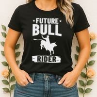 Bull Riding Outfit Bull Riding Future Bull Rider Women's T-Shirt thumb 2