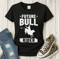 Bull Riding Outfit Bull Riding Future Bull Rider Women's T-Shirt thumb 3