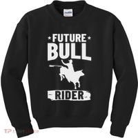 Bull Riding Outfit Bull Riding Future Bull Rider Kids Sweatshirt thumb 0