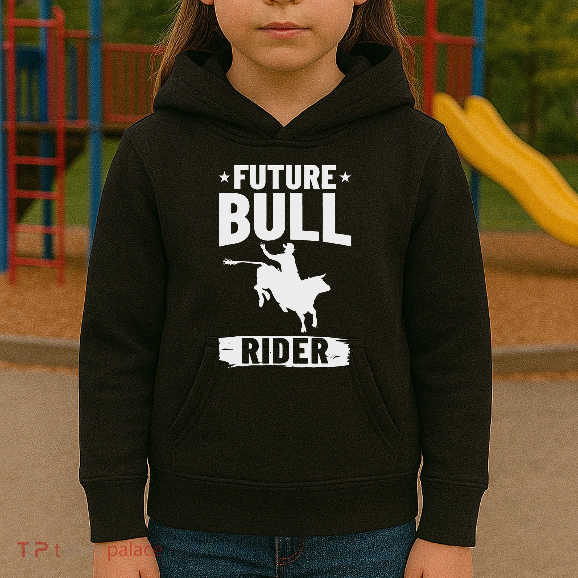 Bull Riding Outfit Bull Riding Future Bull Rider Kids Hoodie