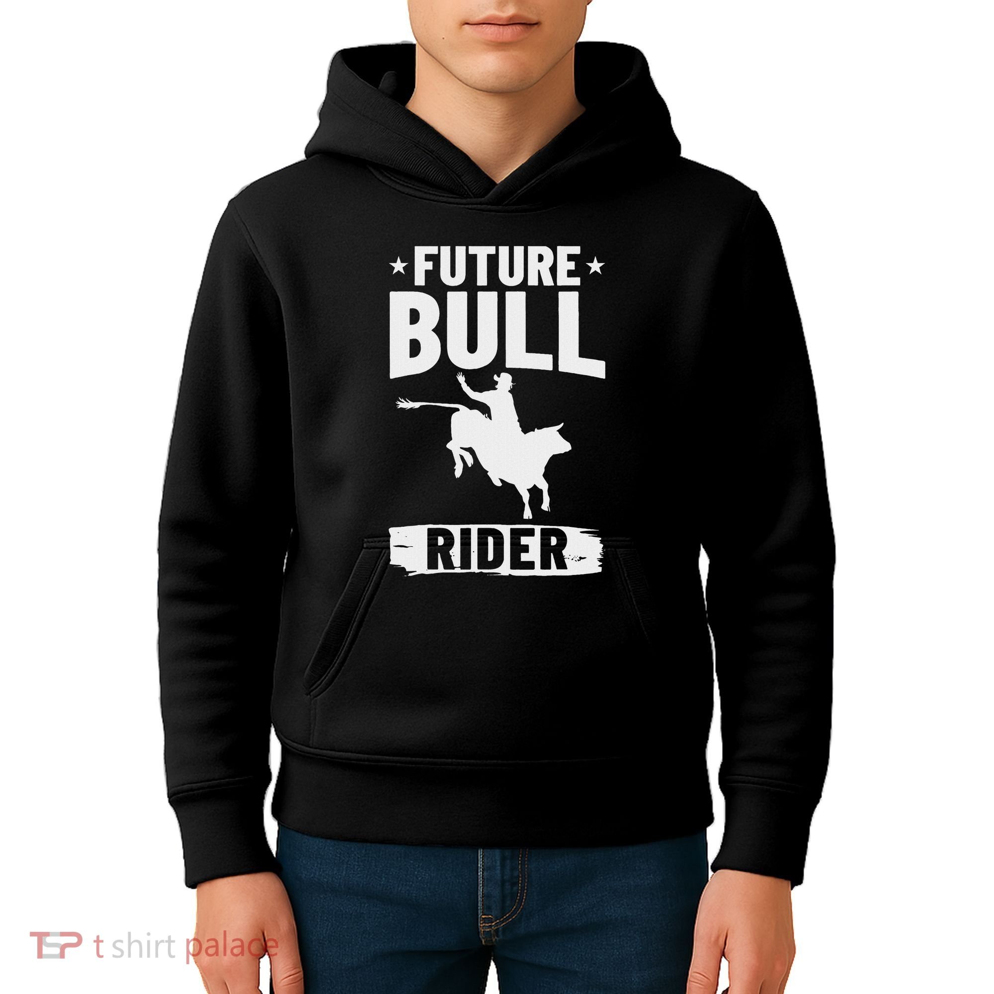 Bull Riding Outfit Bull Riding Future Bull Rider Kids Hoodie