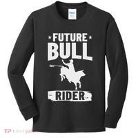 Bull Riding Outfit Bull Riding Future Bull Rider Kids Long Sleeve Shirt thumb 0
