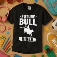 Bull Riding Outfit Bull Riding Future Bull Rider Kids T-Shirt thumb 3