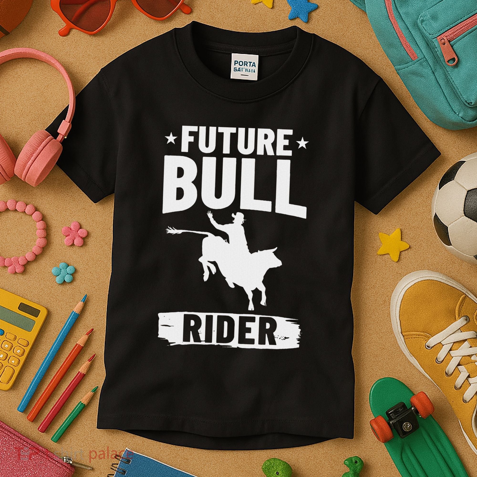 Bull Riding Outfit Bull Riding Future Bull Rider Kids T-Shirt
