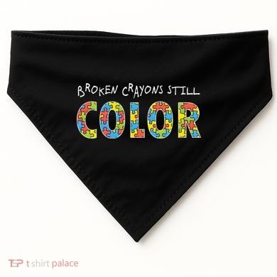 Broken Crayons Still Color USA-Made Doggie Bandana