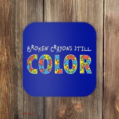 Broken Crayons Still Color Coaster