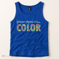 Broken Crayons Still Color Tank Top thumb 2