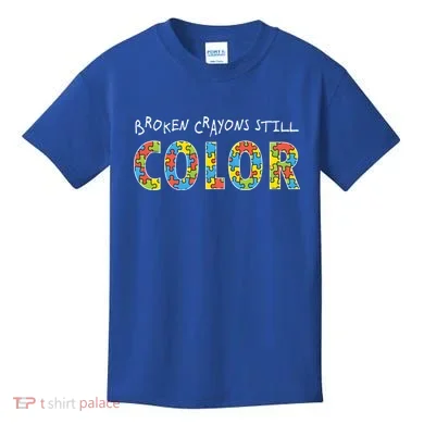 Broken Crayons Still Color Kids T-Shirt