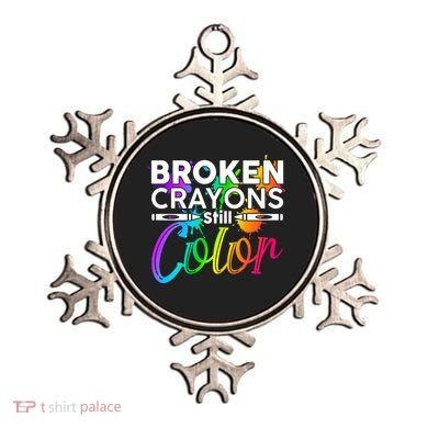 Broken Crayons Still Color Mental Health Awareness Ornament