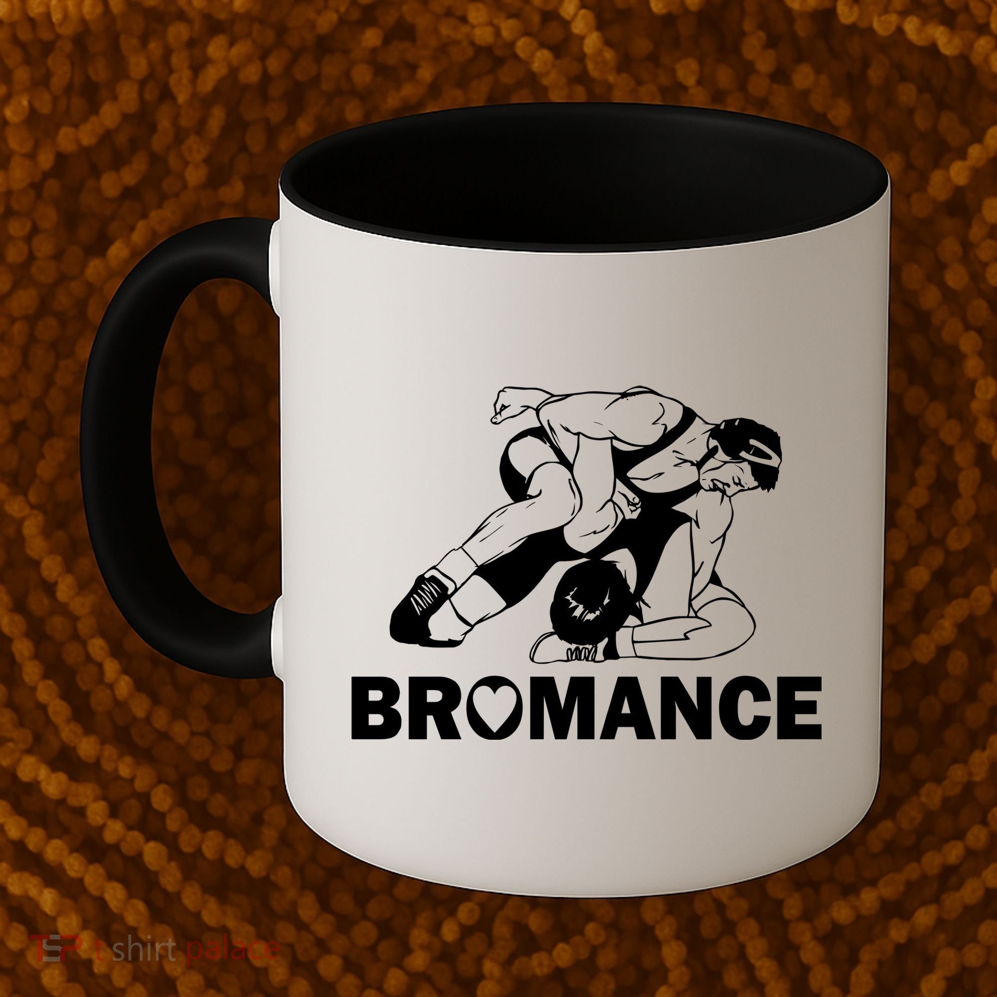 Bromance Wrestling Coffee Mug
