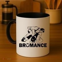 Bromance Wrestling Coffee Mug thumb 4