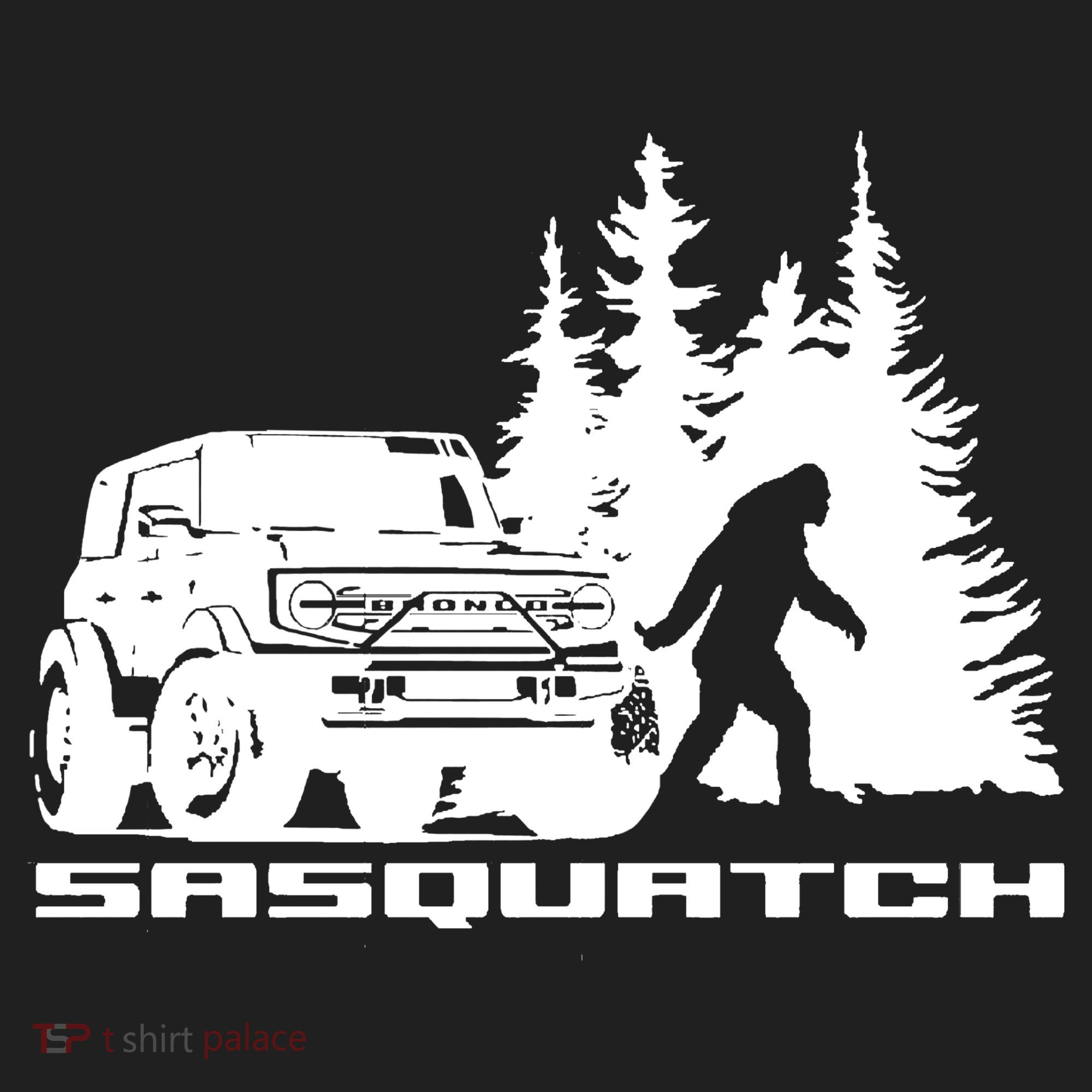 Bronco Sasquatch Truck Women's Sweatshirt