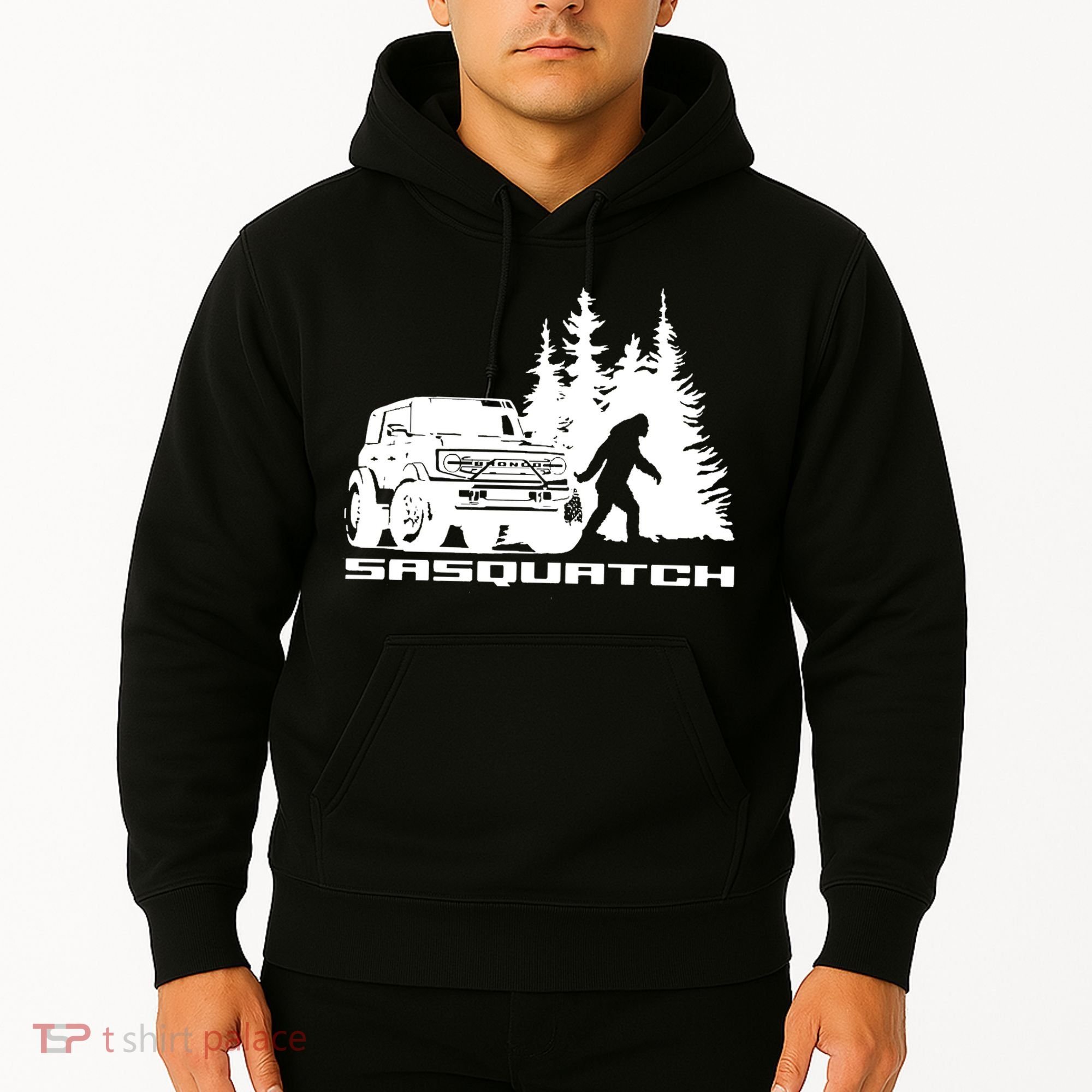 Bronco Sasquatch Truck Hoodie