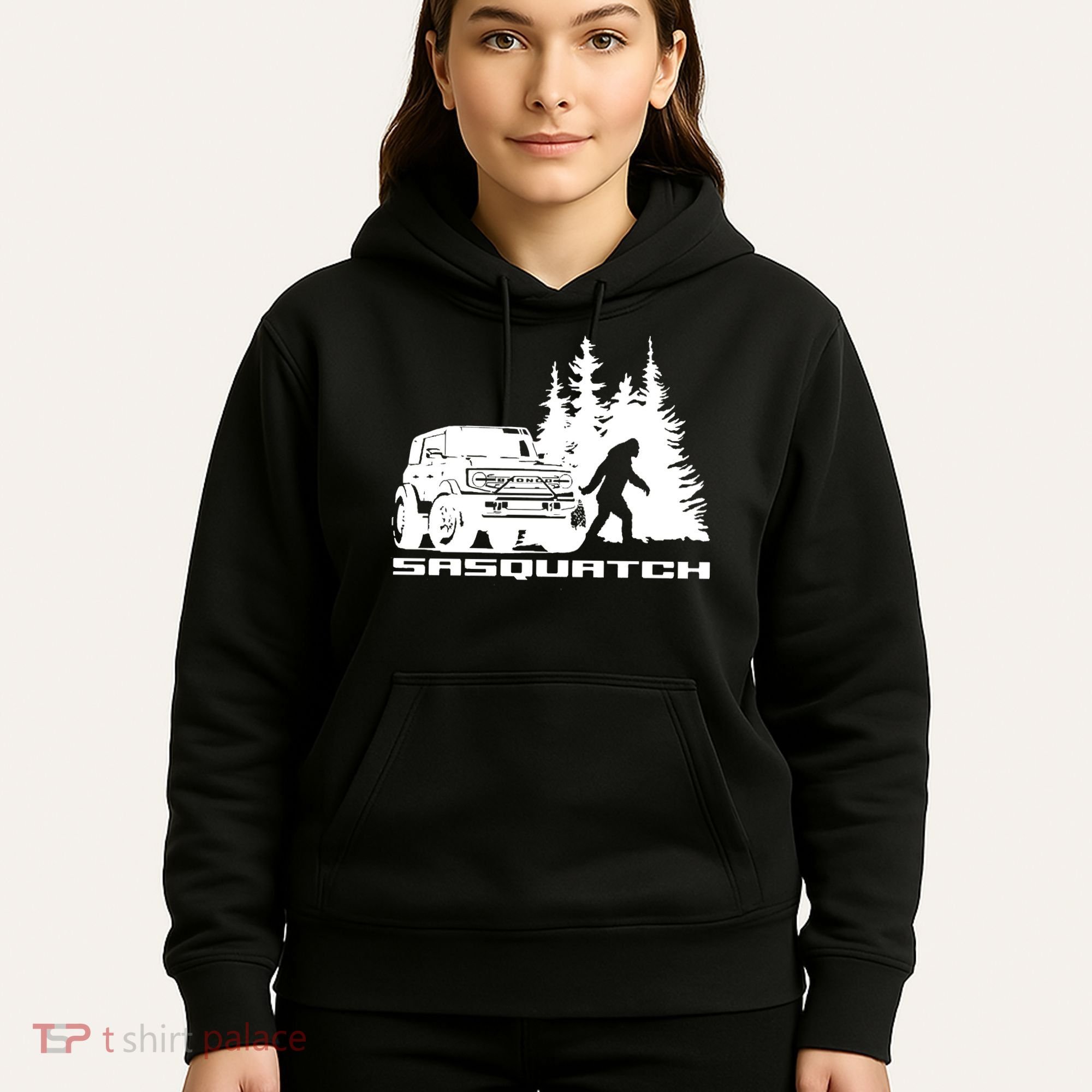 Bronco Sasquatch Truck Hoodie