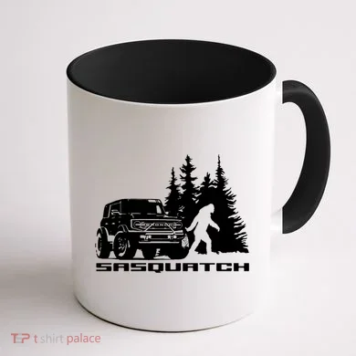 Bronco Sasquatch Truck Coffee Mug back
