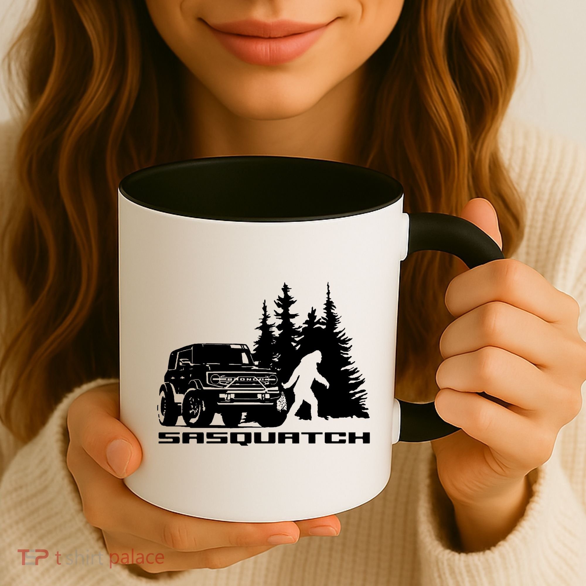 Bronco Sasquatch Truck Coffee Mug
