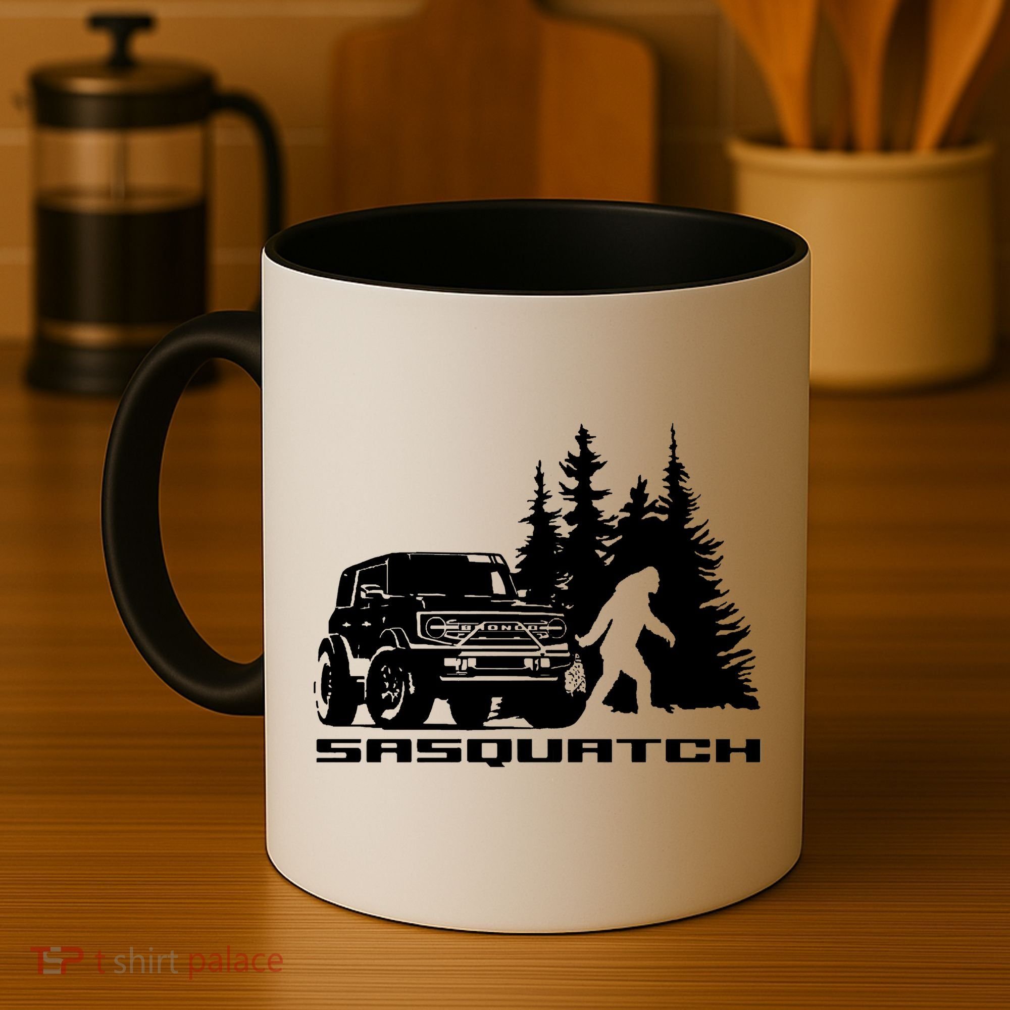 Bronco Sasquatch Truck Coffee Mug