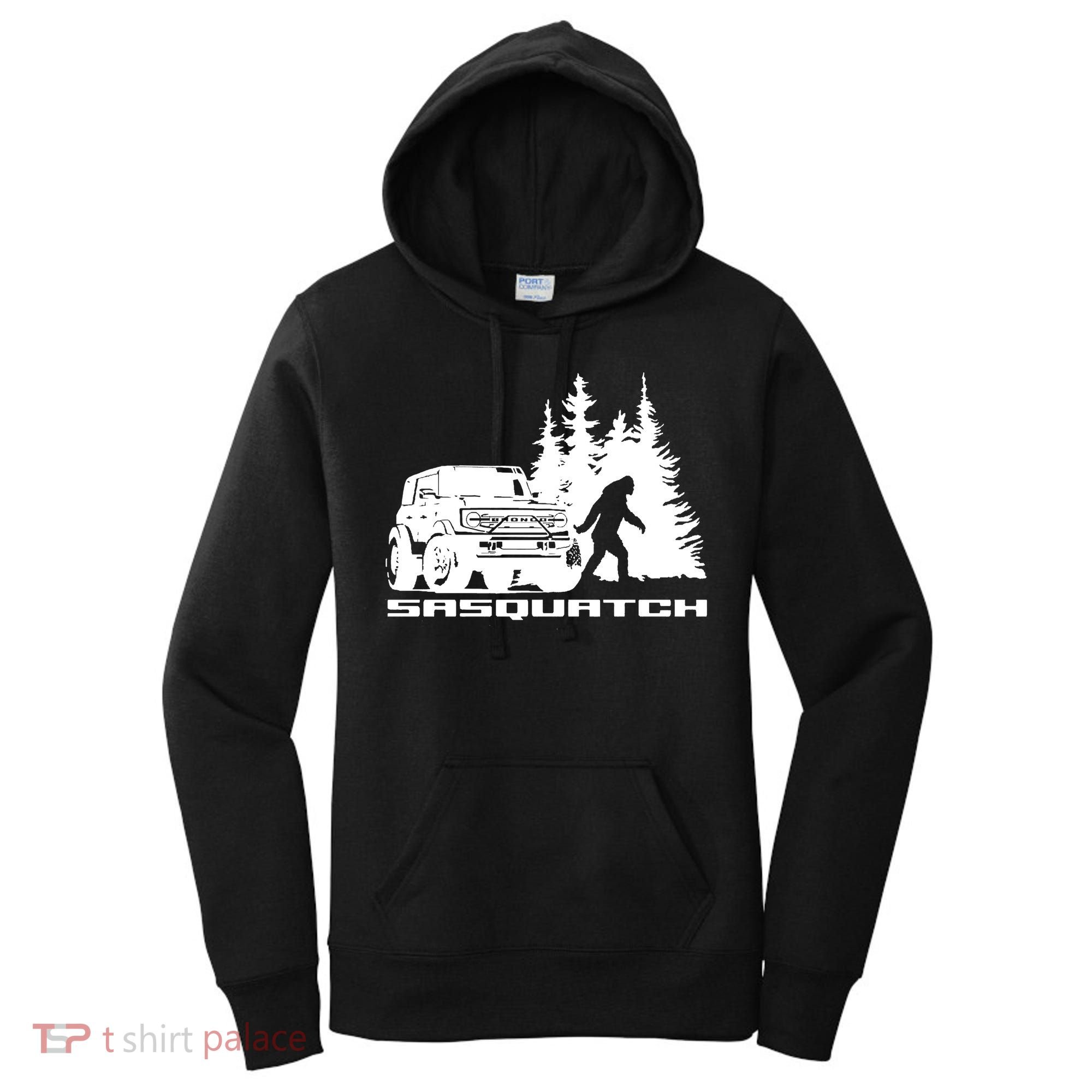 Bronco Sasquatch Truck Women's Hoodie