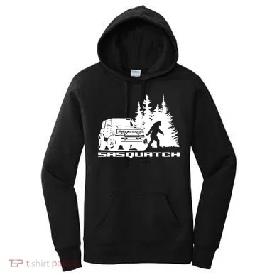 Bronco Sasquatch Truck Women's Hoodie