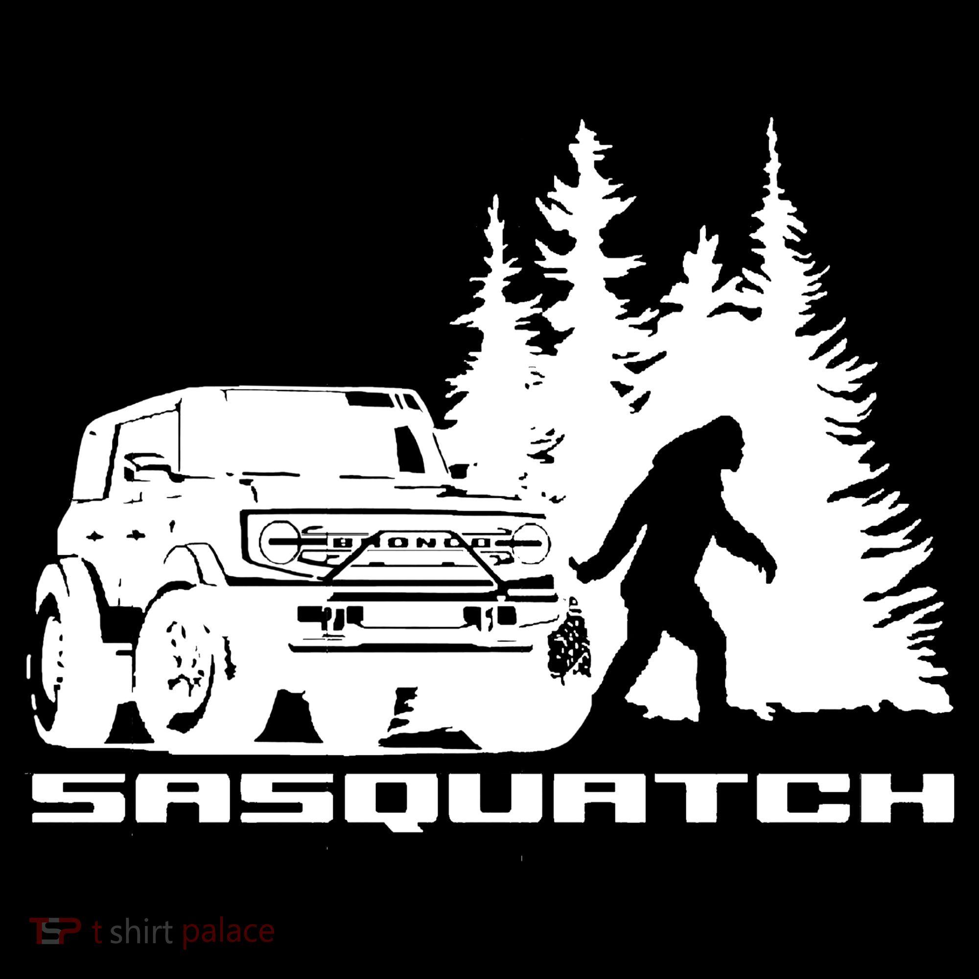 Bronco Sasquatch Truck Toddler Hoodie