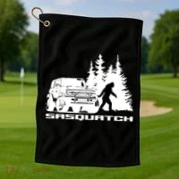Bronco Sasquatch Truck Golf Towel thumb 1