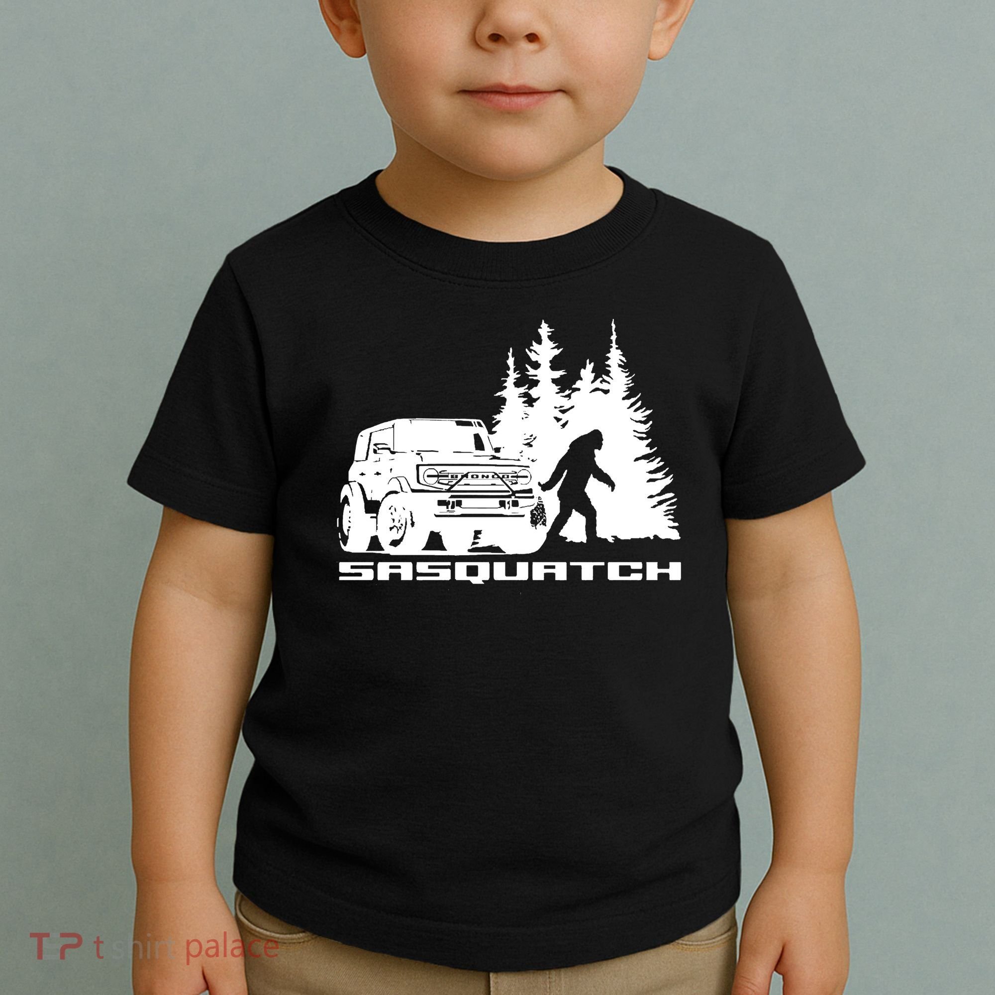 Bronco Sasquatch Truck Toddler T-Shirt