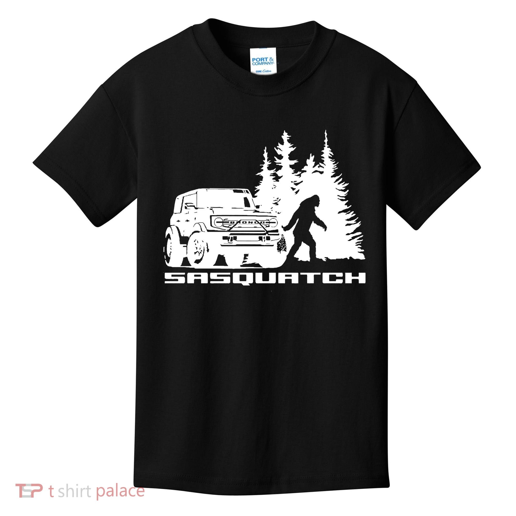 Bronco Sasquatch Truck Kids T-Shirt